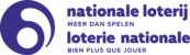 Logo Loterie SAFEZONE BASELINE FR NL BLACK compact blauw